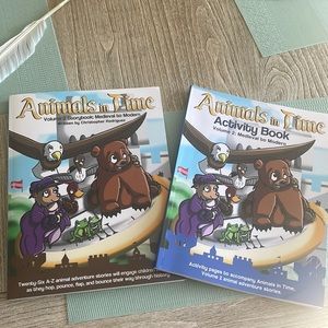 Animals in Time volume 2 story book and activity book